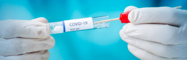 image ofcovid testing swab